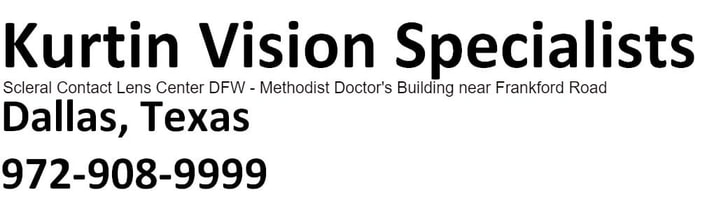Kurtin Vision Specialists Dallas, Texas 972-908-9999